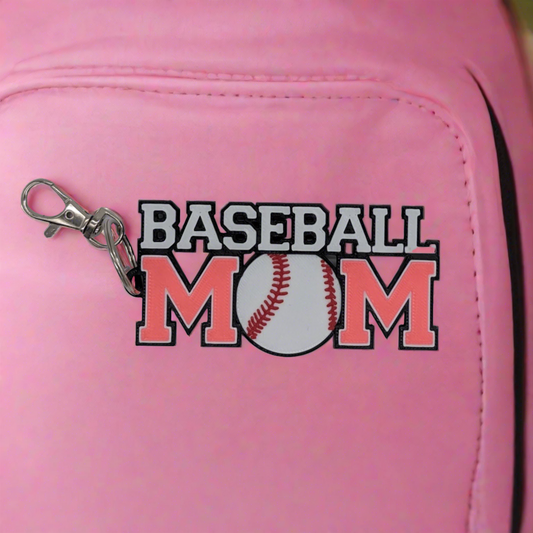 Customized Baseball Mom Bag Tag