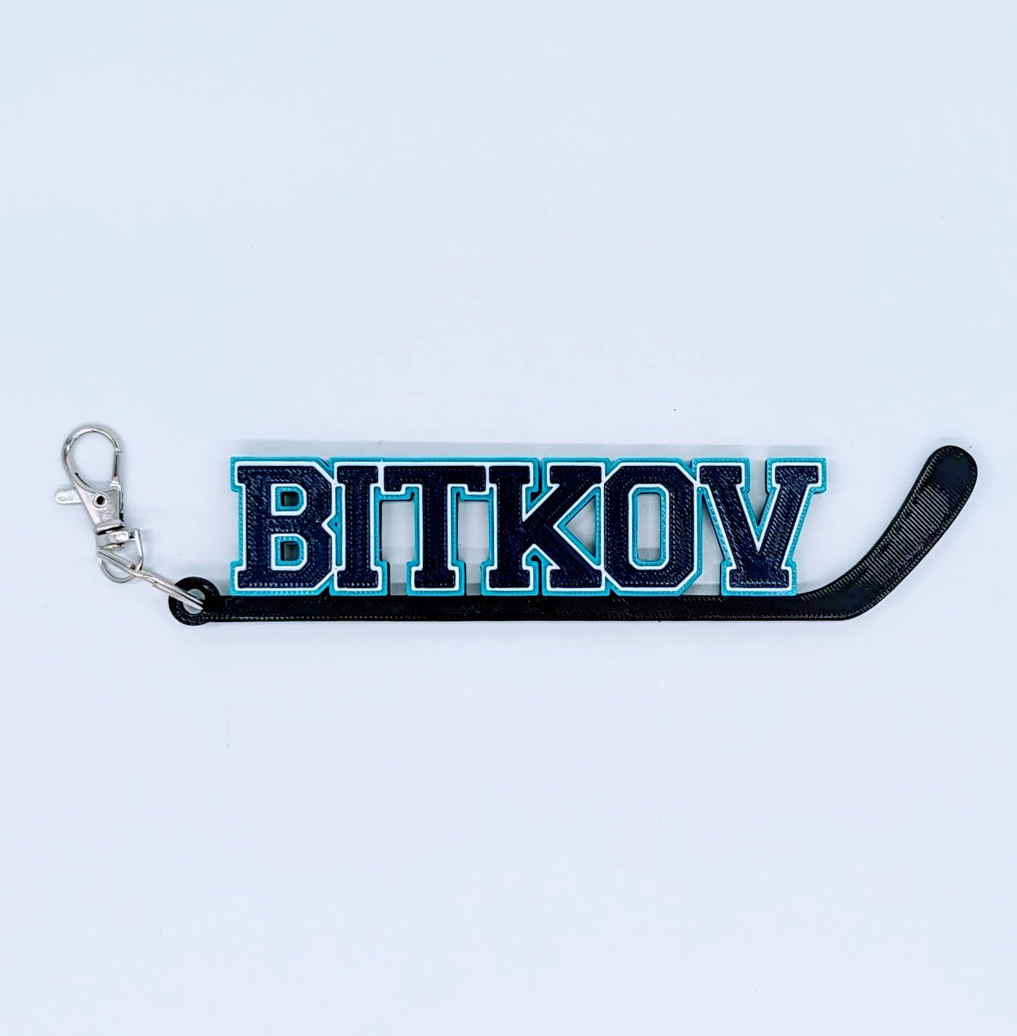 Customized Hockey Sports Bag Tag - Hockey stick