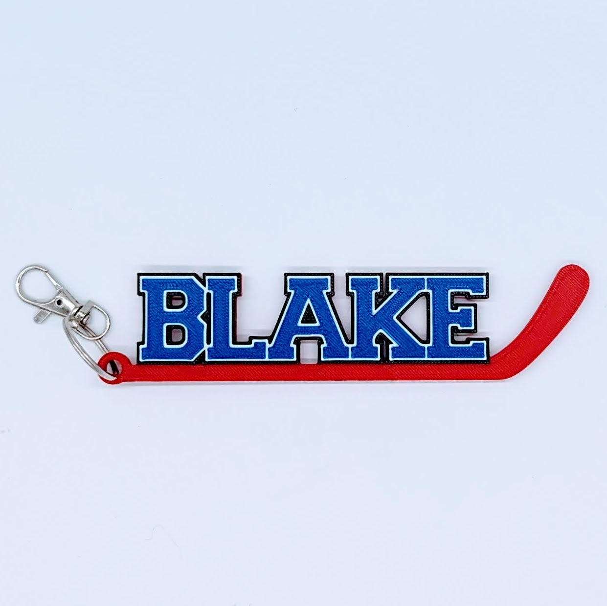 Customized Hockey Sports Bag Tag - Hockey stick