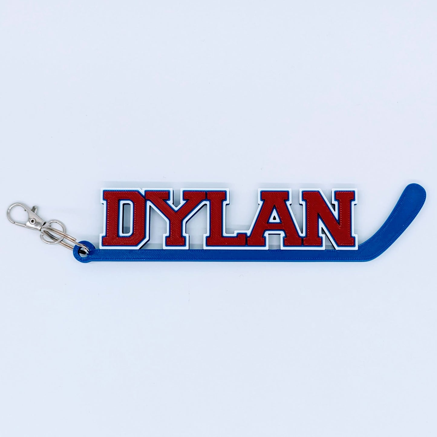 Customized Hockey Sports Bag Tag - Hockey stick