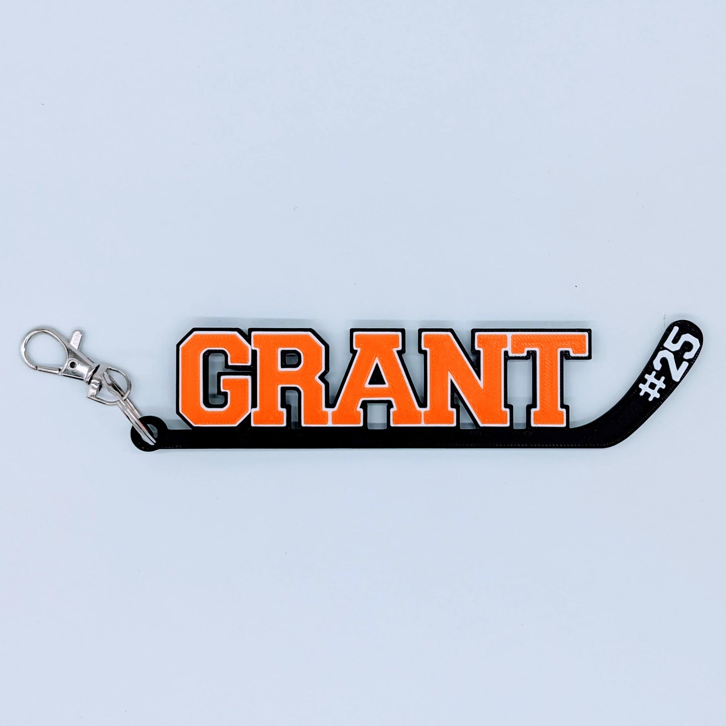 Customized Hockey Sports Bag Tag - Hockey stick