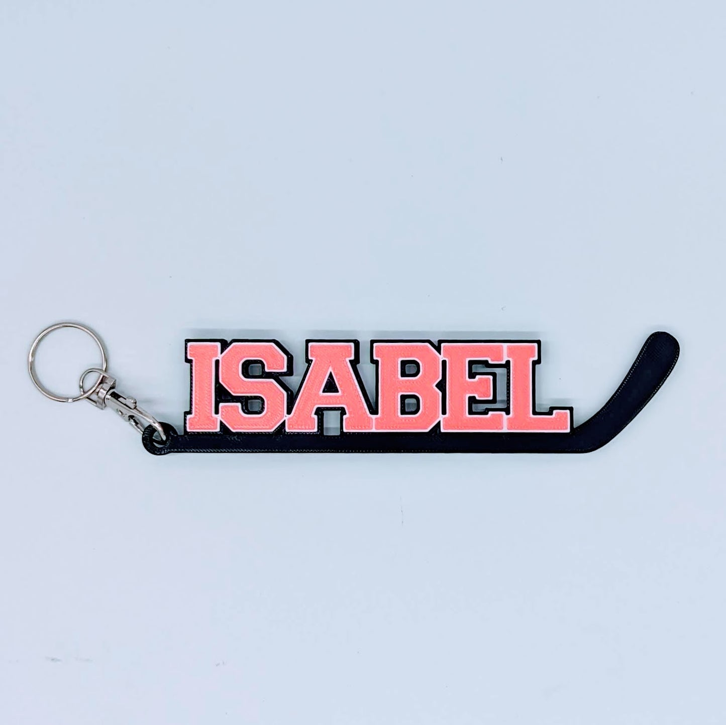 Customized Hockey Sports Bag Tag - Hockey stick