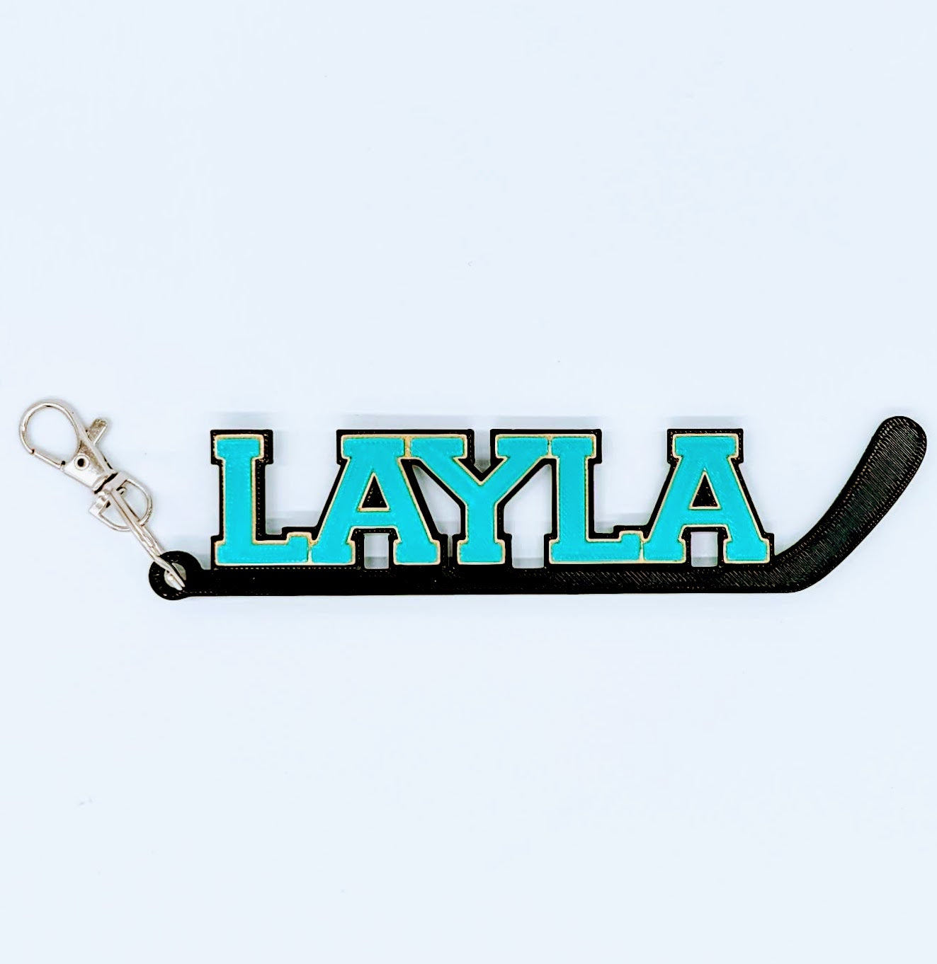 Customized Hockey Sports Bag Tag - Hockey stick