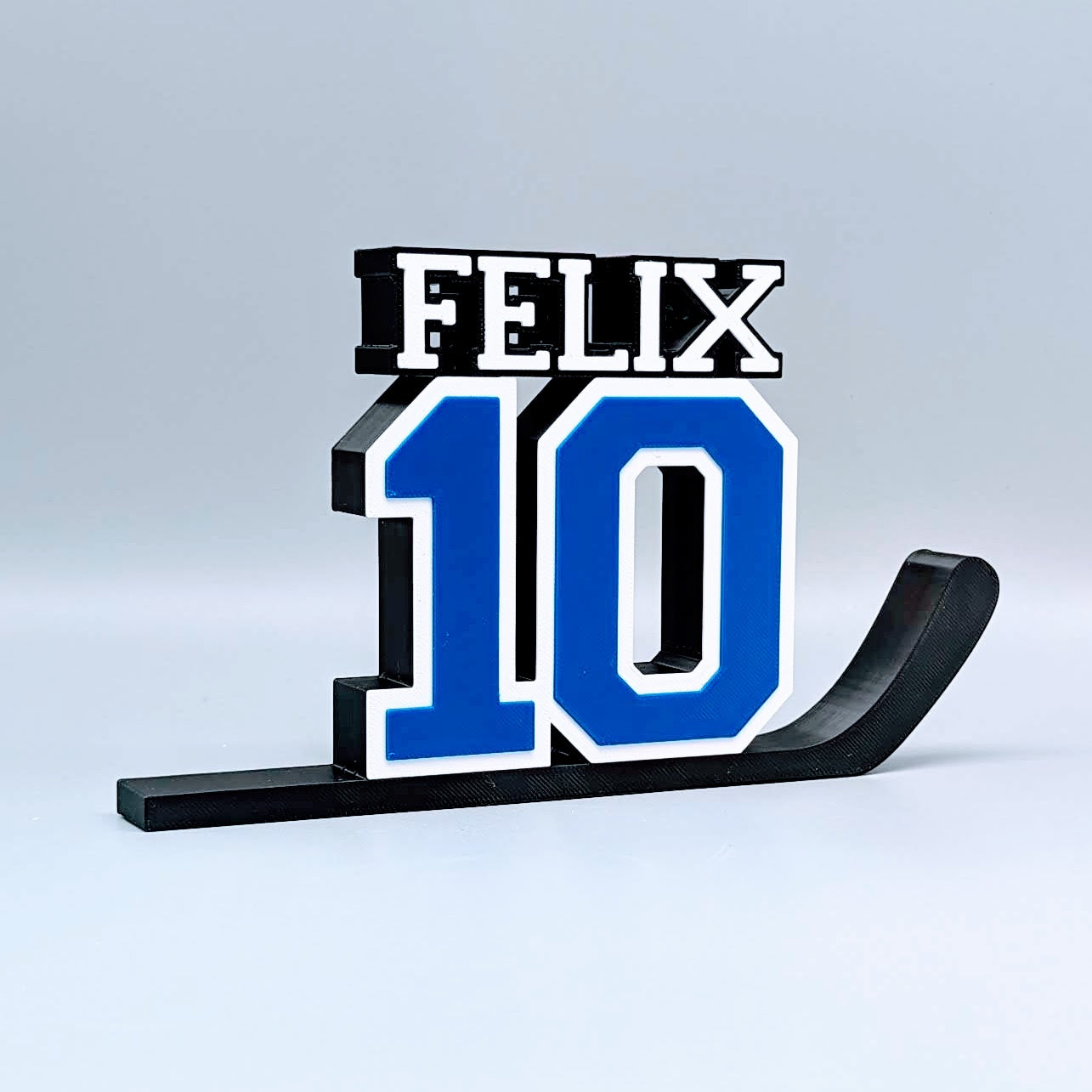 Hockey "BIG NUMBER" Nameplate