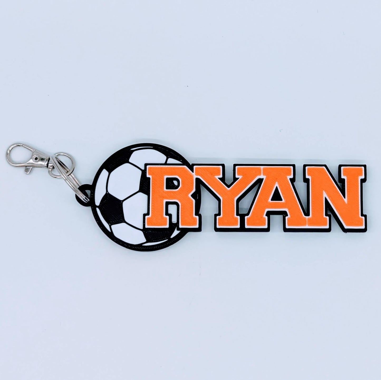 Étiquette et porte-clés personnalisés pour sac de sport de Soccer - Personnalisez votre jeu !