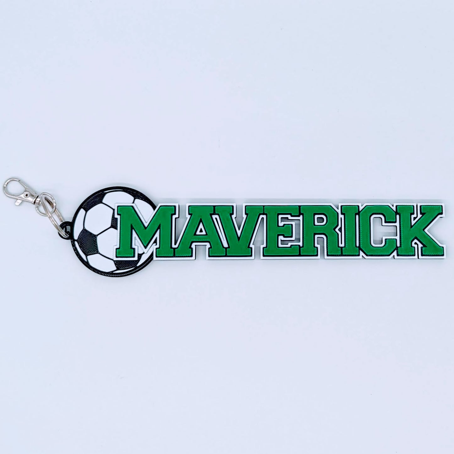 Custom Soccer Sport Bag Tag - Personalize Your Game!