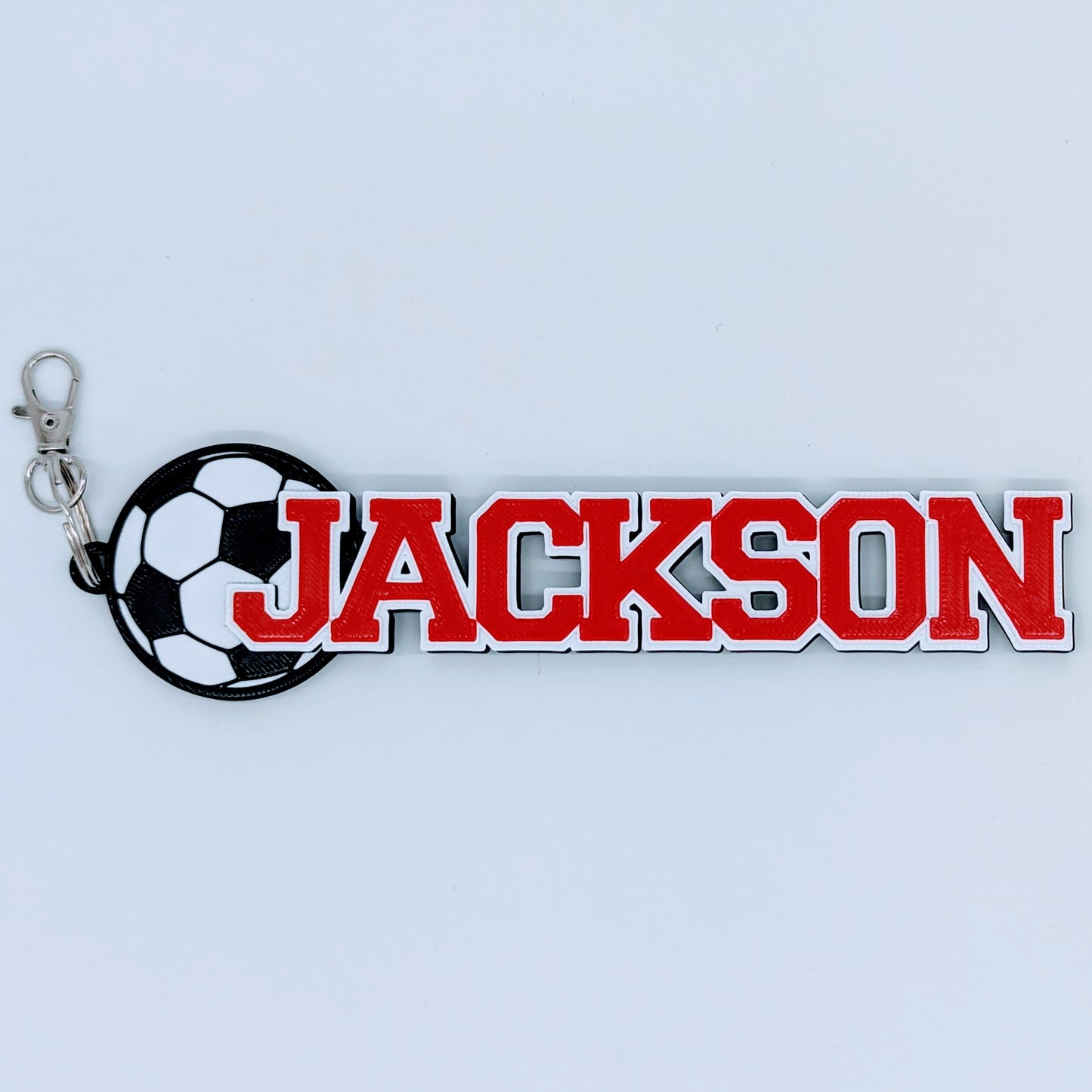 Étiquette et porte-clés personnalisés pour sac de sport de Soccer - Personnalisez votre jeu !