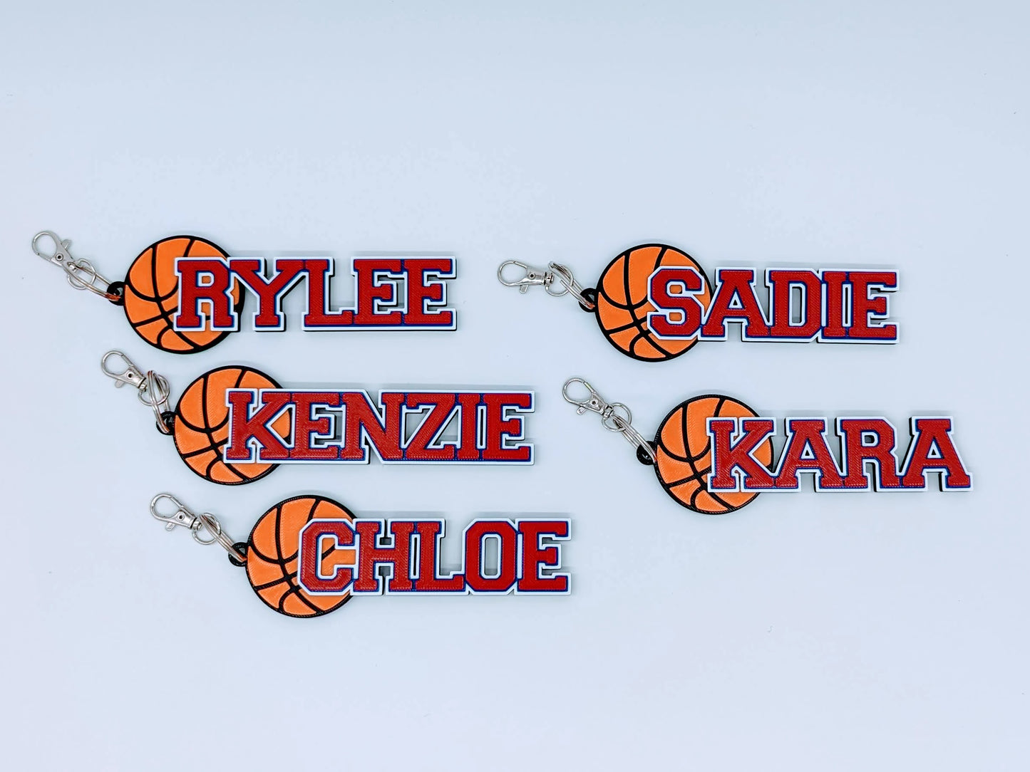 Personalized Basketball Sport Bag Tag