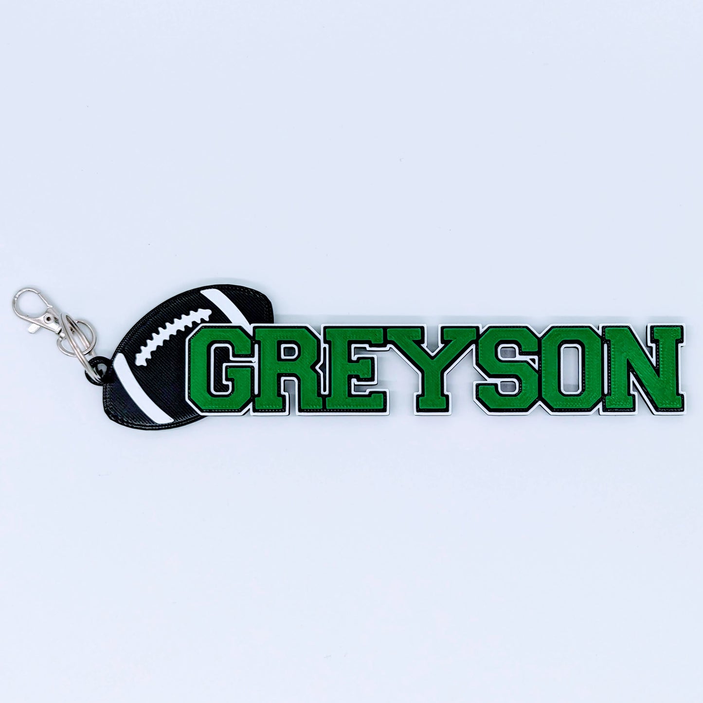 Customized Football Sport Bag Tag