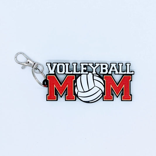 Volleyball mom bag tag