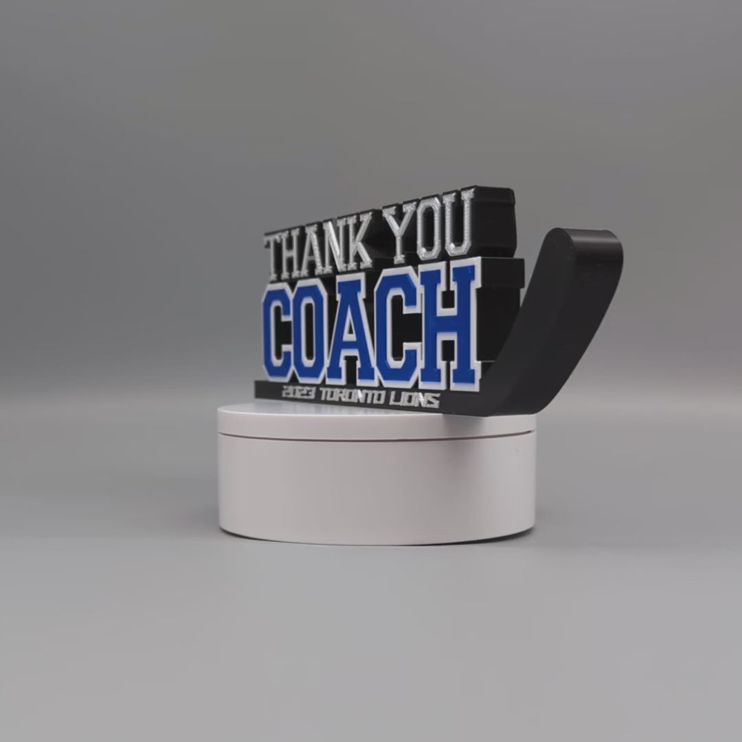 coach hockey gift