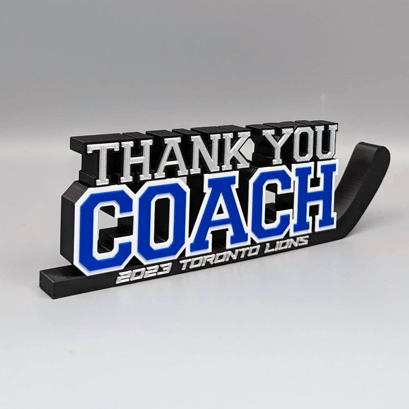 hockey stick coach thanks