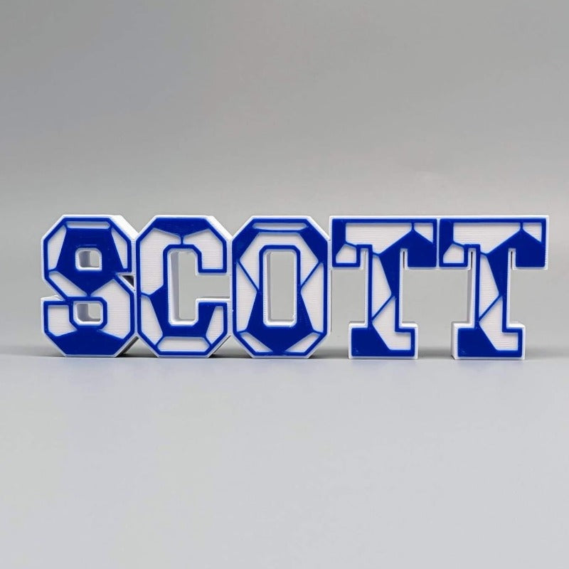 blue soccer ball 3d name