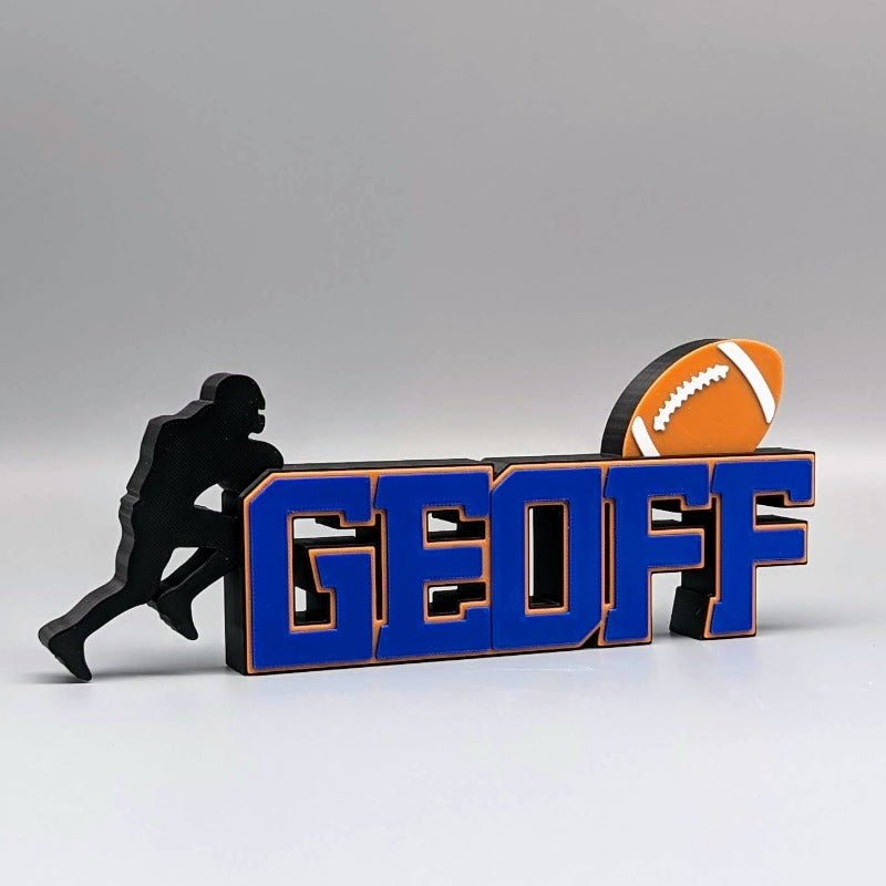 football fan gift custom name