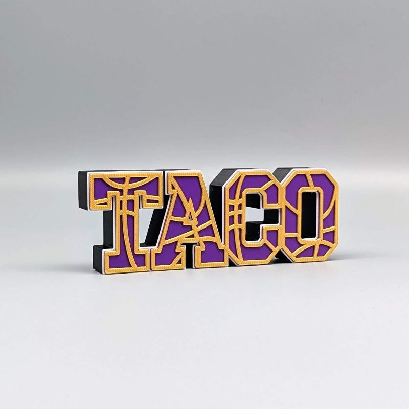 gold purple 3d name basketball 