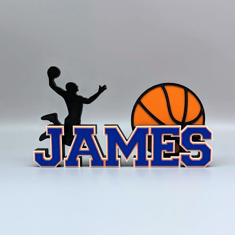 Dunk Basketball nameplate gift