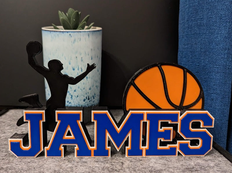 dunk NBA basketball custom name 3d decoration room basketball fan player