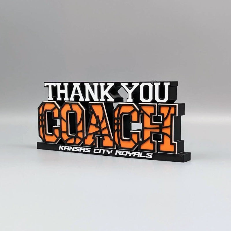 basketball coach 3d gift