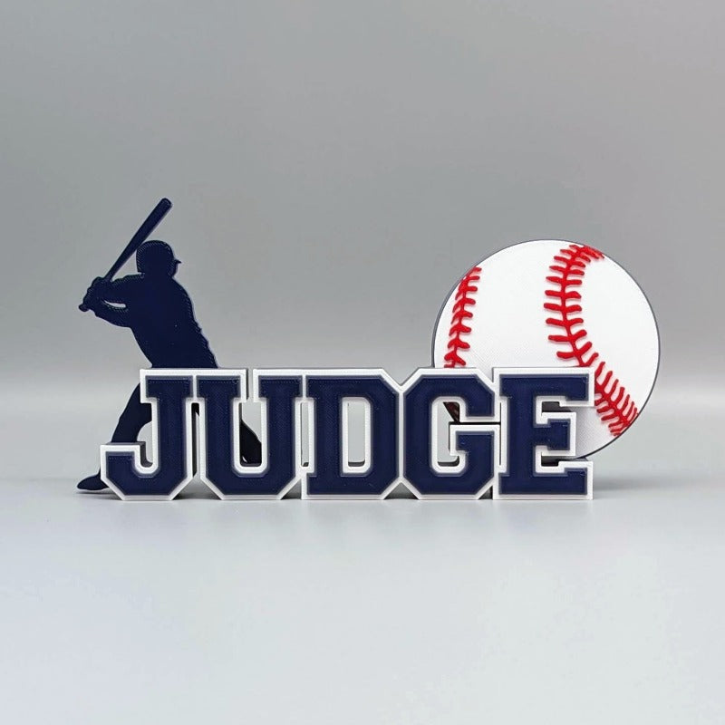 baseball fan MLB gift decoration desk 3d name