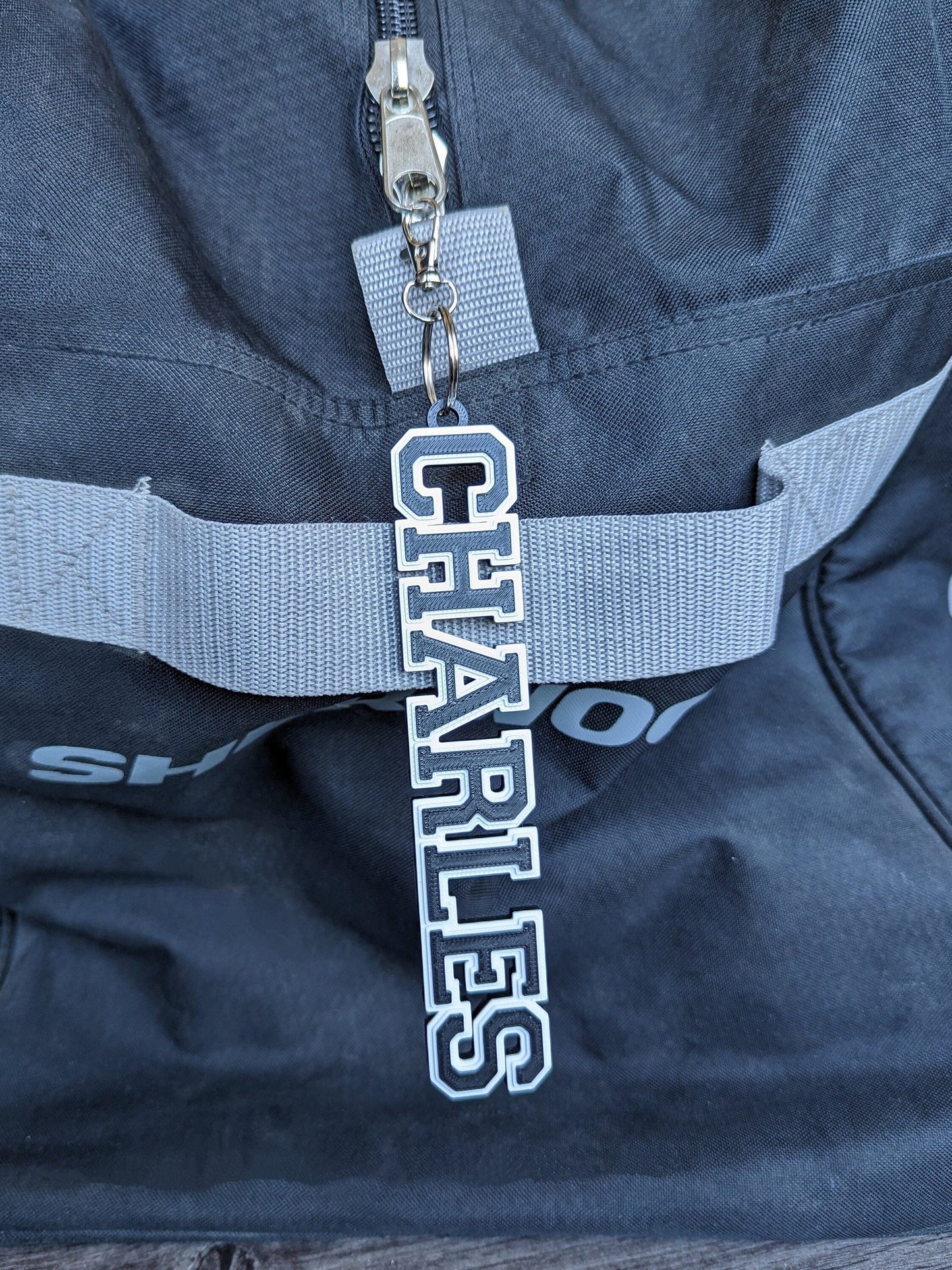 Étiquette de Sac de Sport ou de sac à dos personnalisée - Porte-clés
